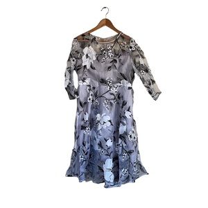 3/$20 NWT Order Plus Organza Floral Dress